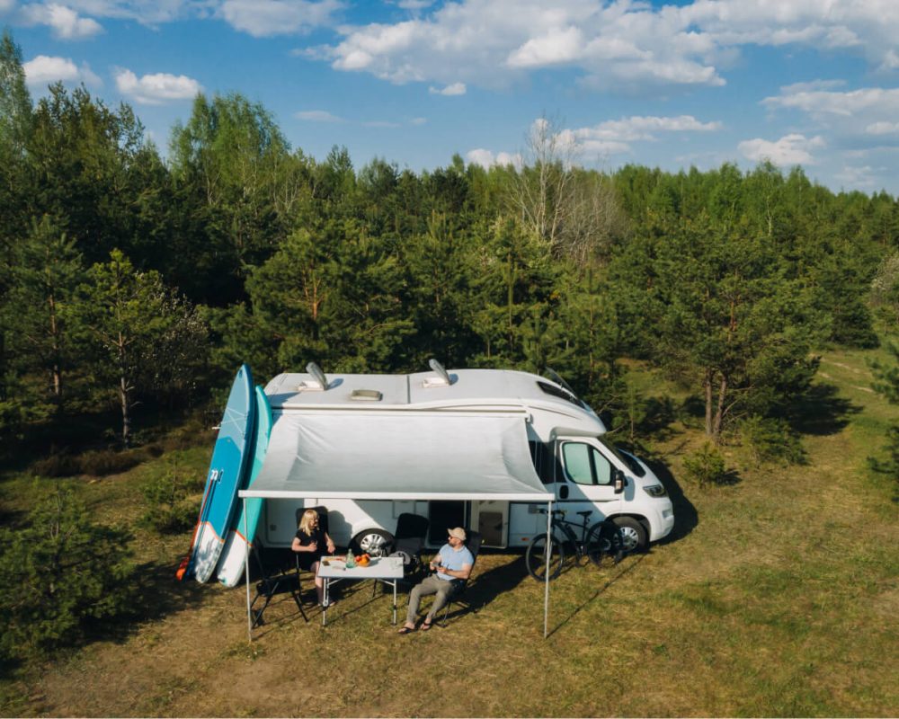 the-family-is-resting-in-their-race-track-located--EAM8CZL
